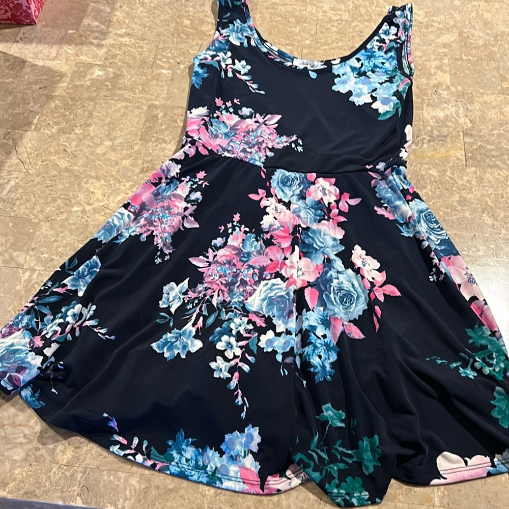 BNWOT, small white birch tank dress